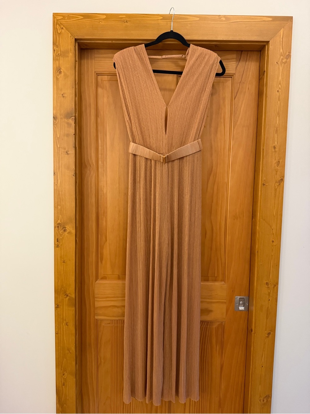 Sabina Musayev Sleeveless V-Neck Jumpsuit